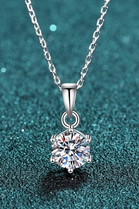 Get What You Need Moissanite Pendant Necklace 