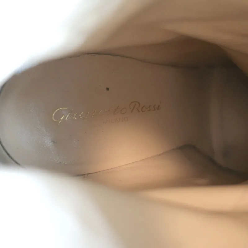 Gianvito Rossi Cecile Slouch Stiefeletten Schwarz Wildleder Größe 36,5