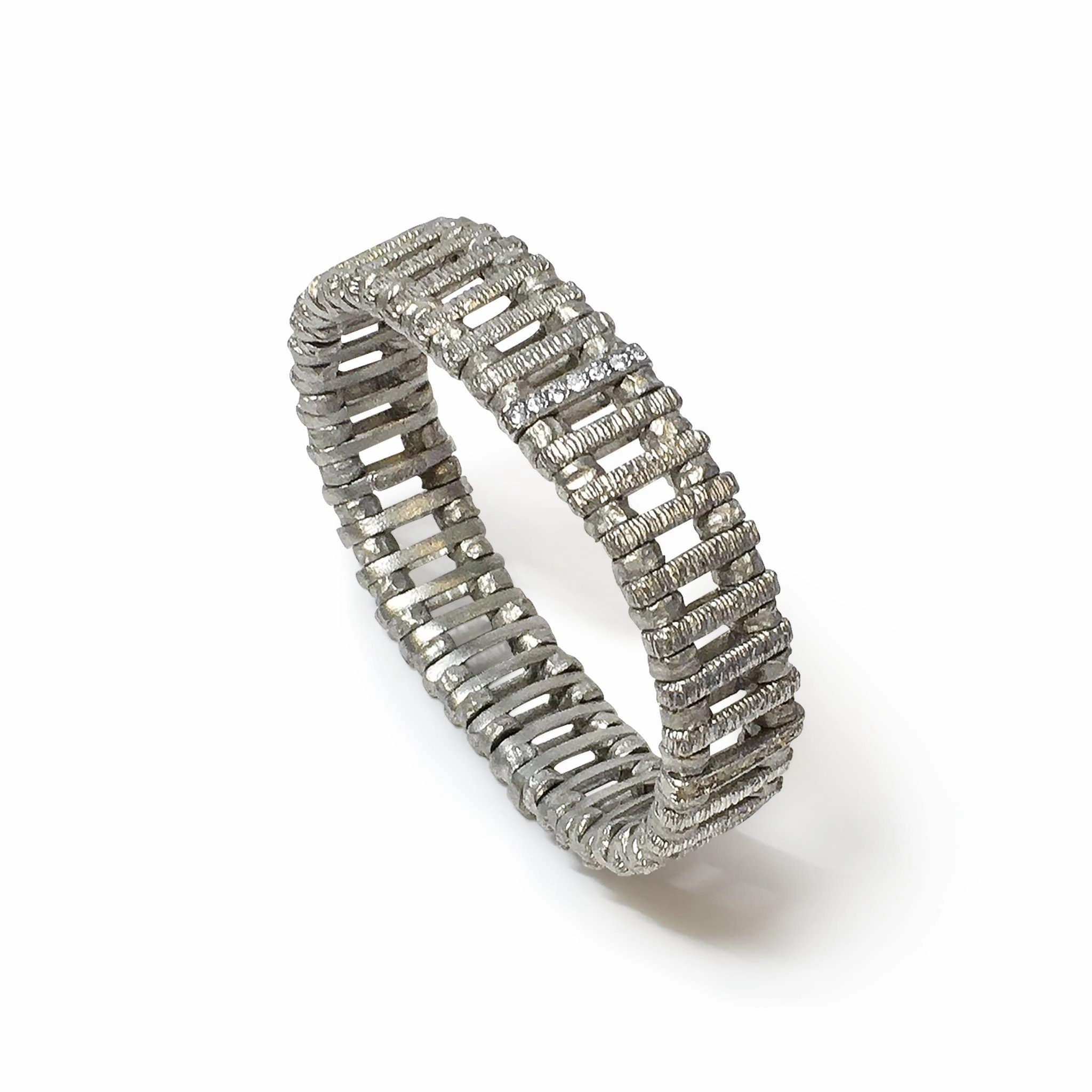 Giora' Anastasia Bracelet Rhodium Finish