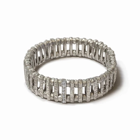 Giora' Anastasia Bracelet Rhodium Finish hand-chain-bracelet  