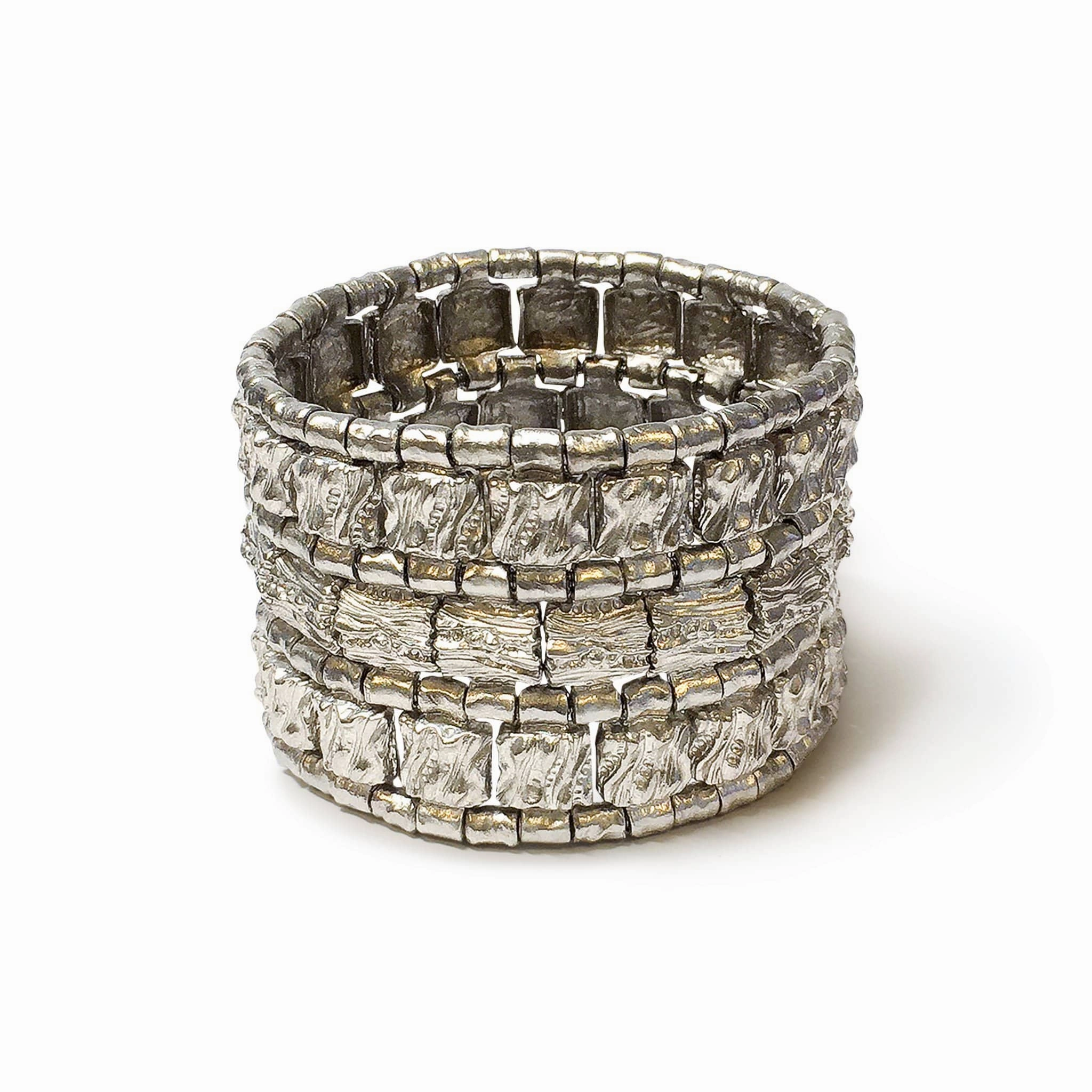 Giora' Augusta Bracelet Rhodium Finish hand-chain-bracelet  