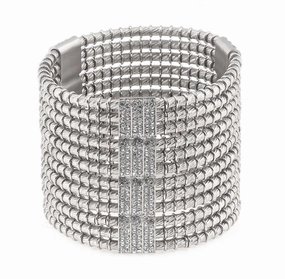 Giora' Clavdia Bracelet with Swarovski Crystal Rhodium hand-chain-bracelet  