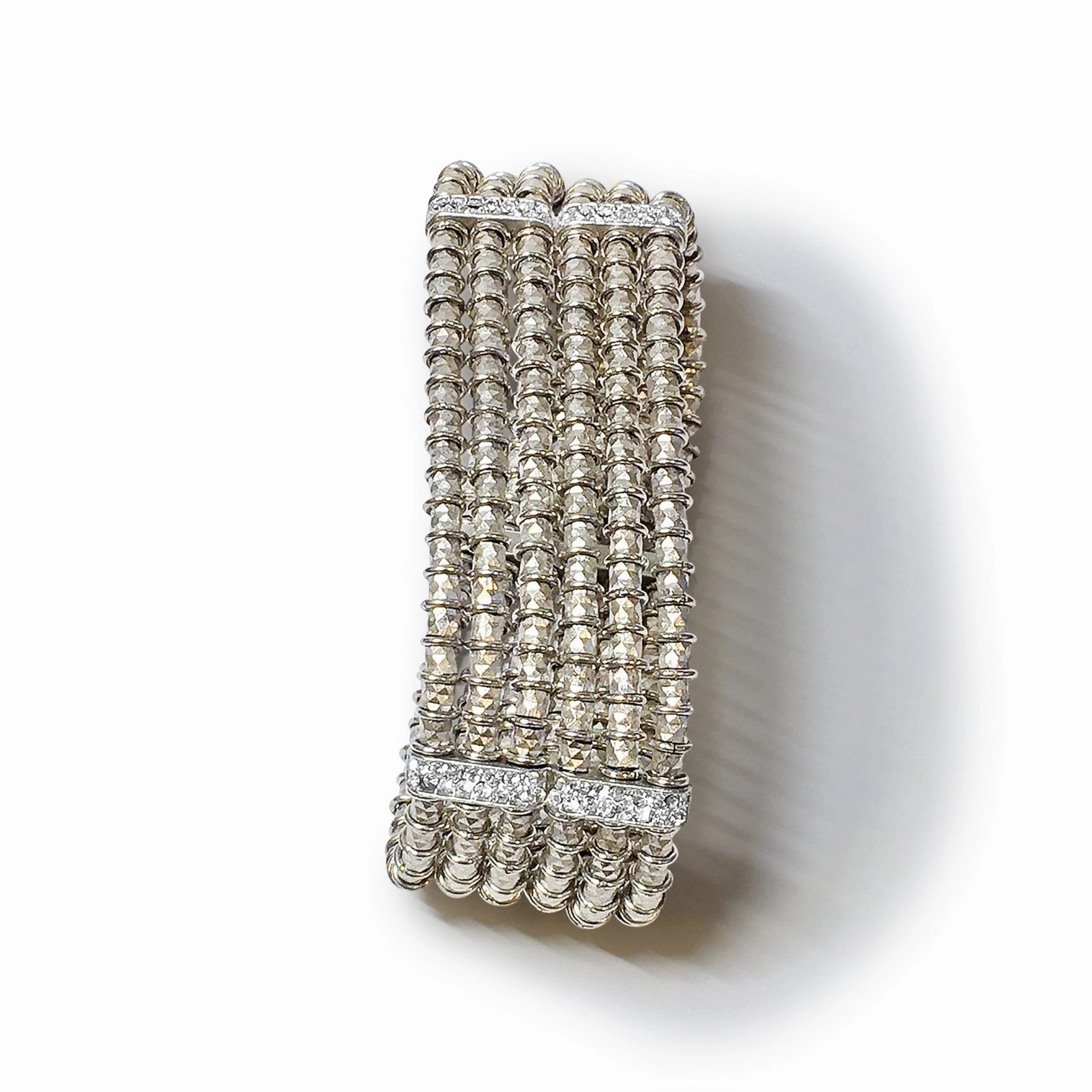 Giora' Clavdia Bracelet with Swarovski Crystal Rhodium