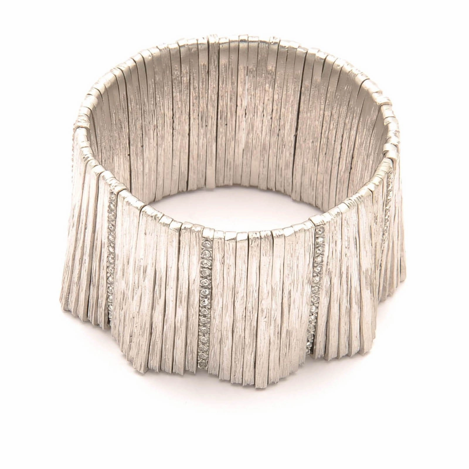 Giora' Messalina Bracelet with Swarovski Crystals Rhodium
