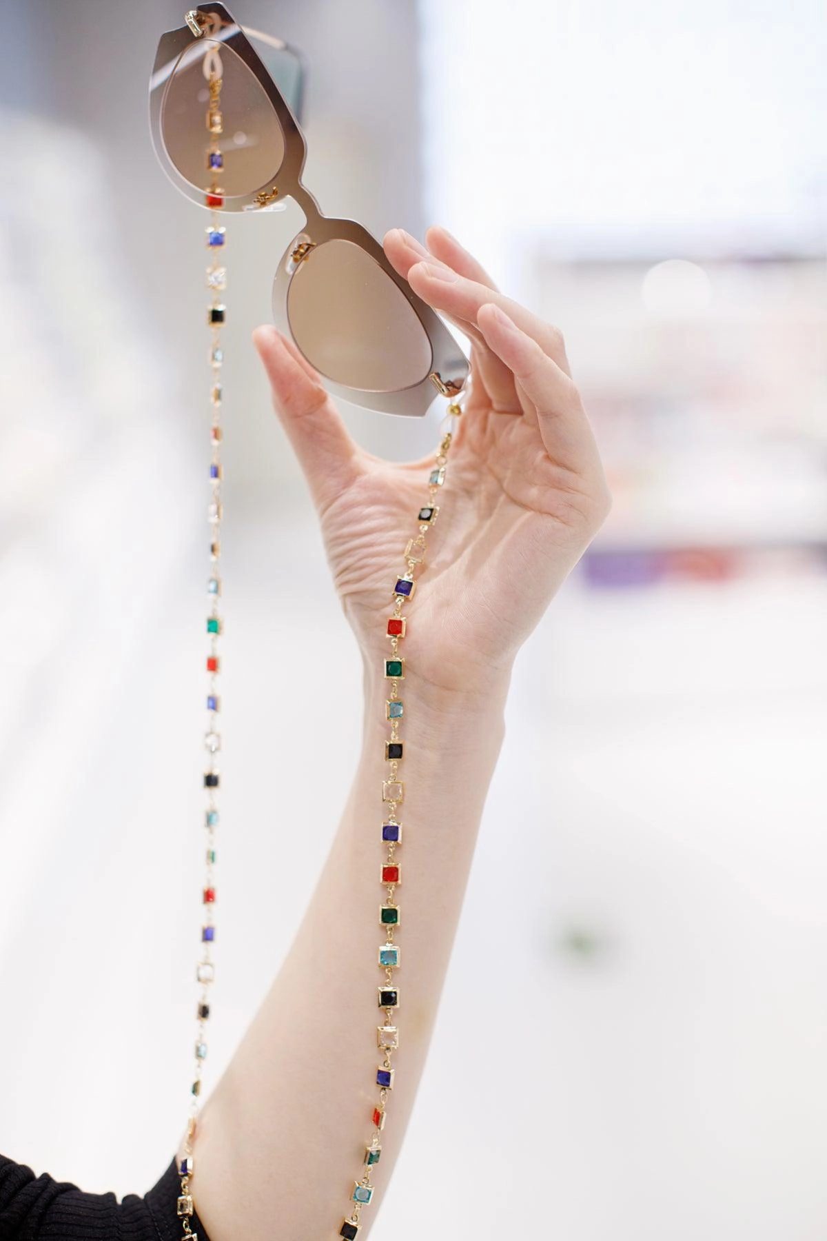 Glasses Chain Women's Neck Fashion Color Diamond Lost Prevention