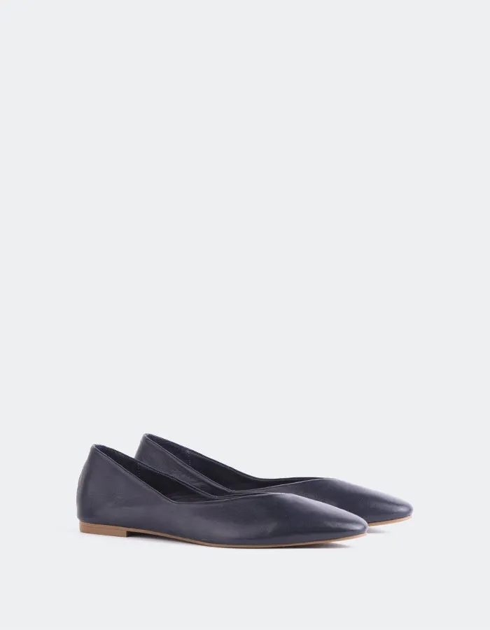 Glissandra Navy Leder