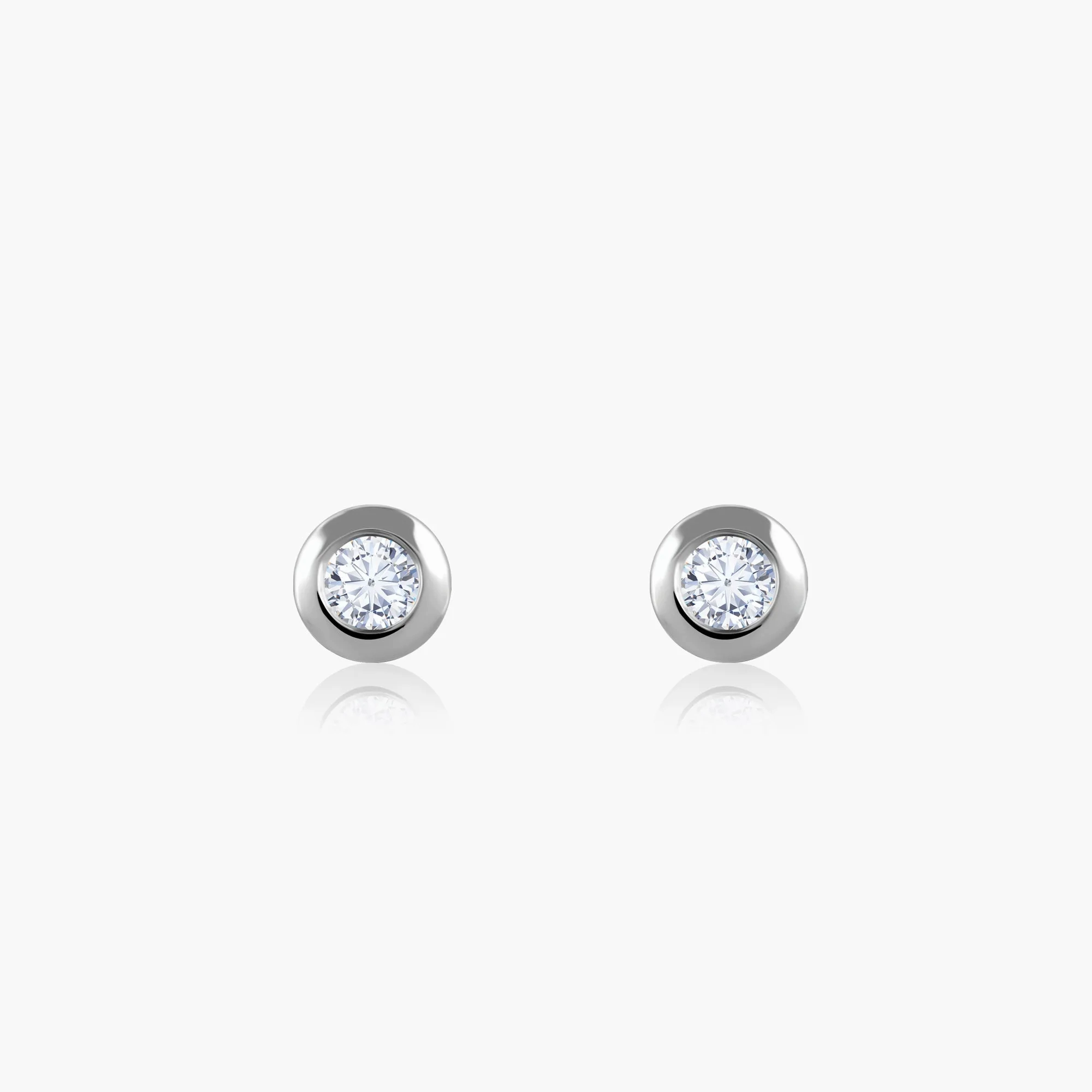 Gold Mimo Diamond Stud Earrings