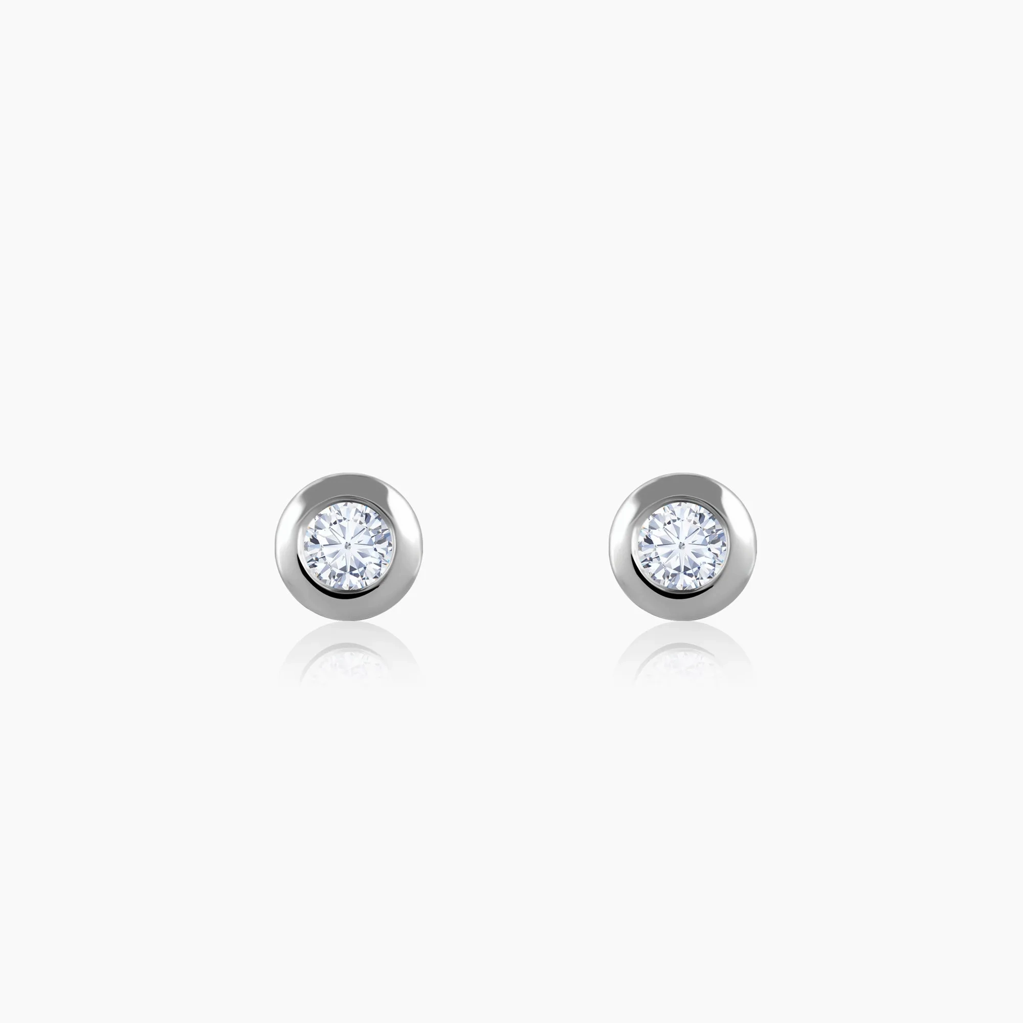 Gold Mimo Diamond Stud Earrings
