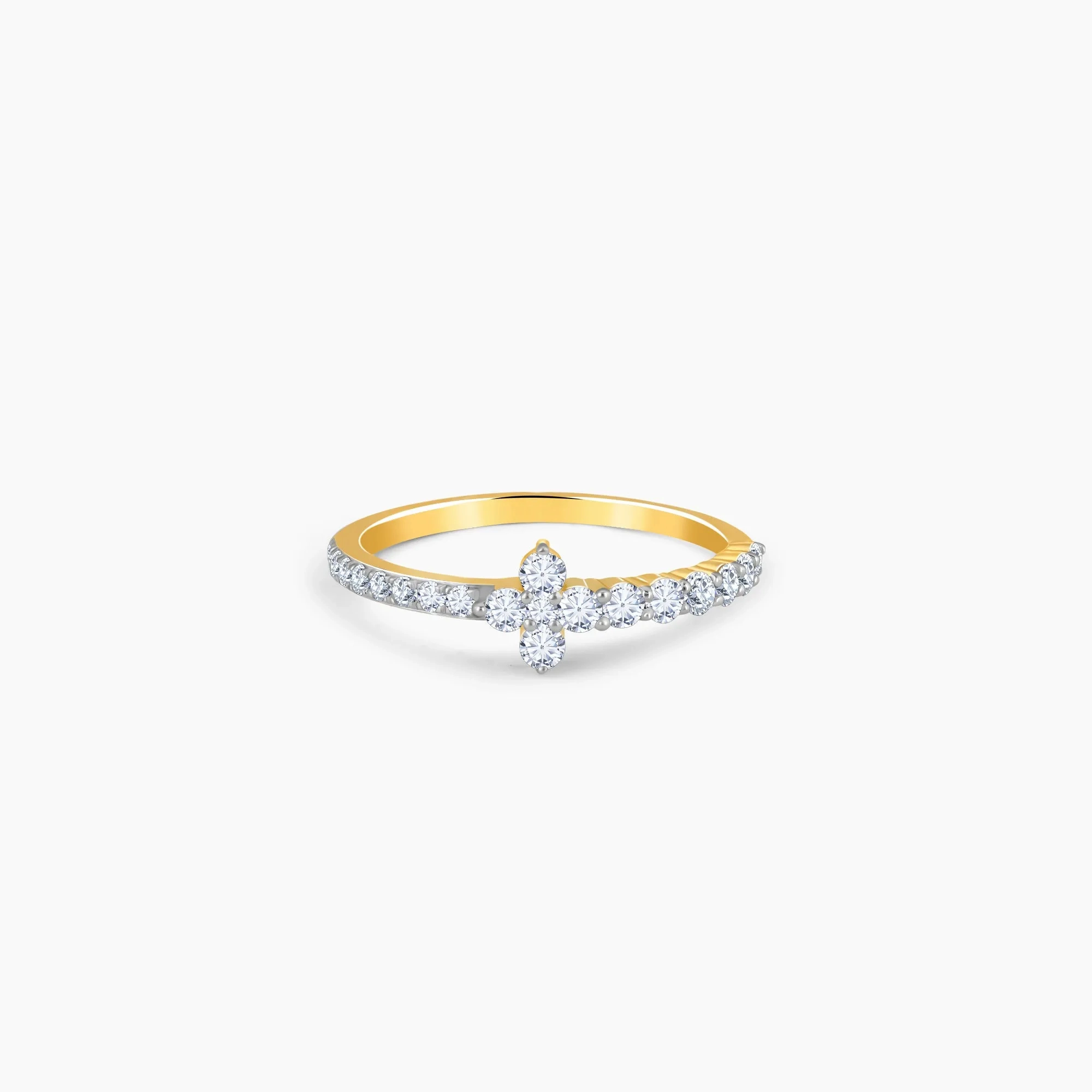 Gold My Forever Tiara Diamond Ring