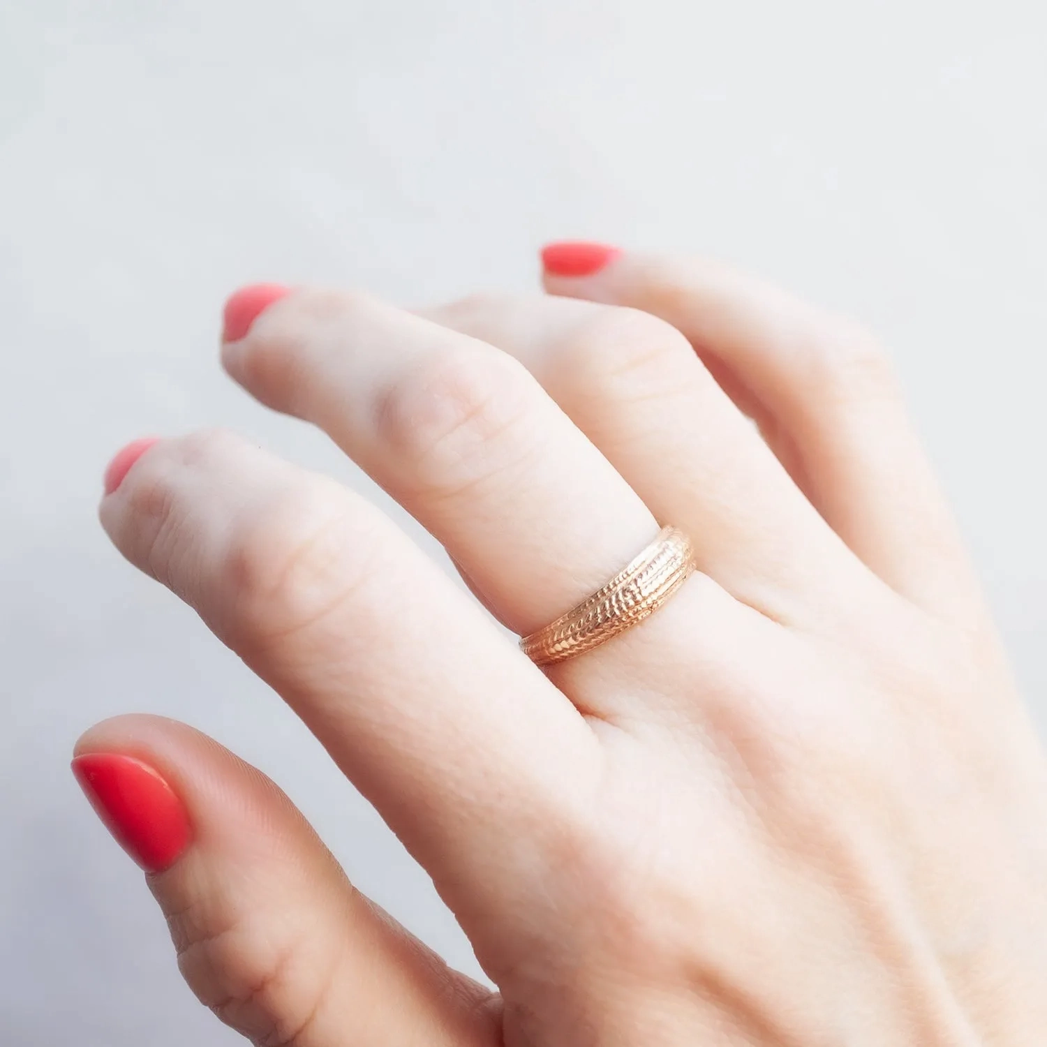 Gold Seashell Ring