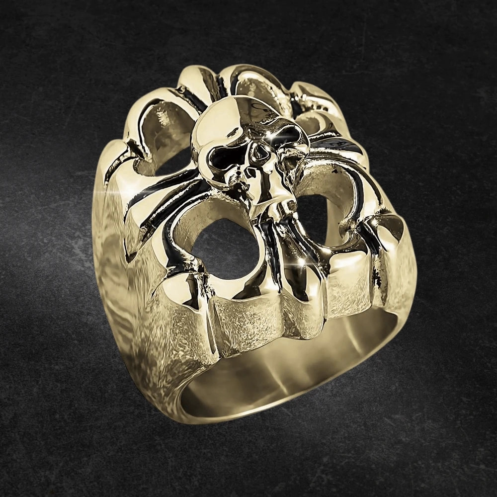 Gold Skull Arena Ring