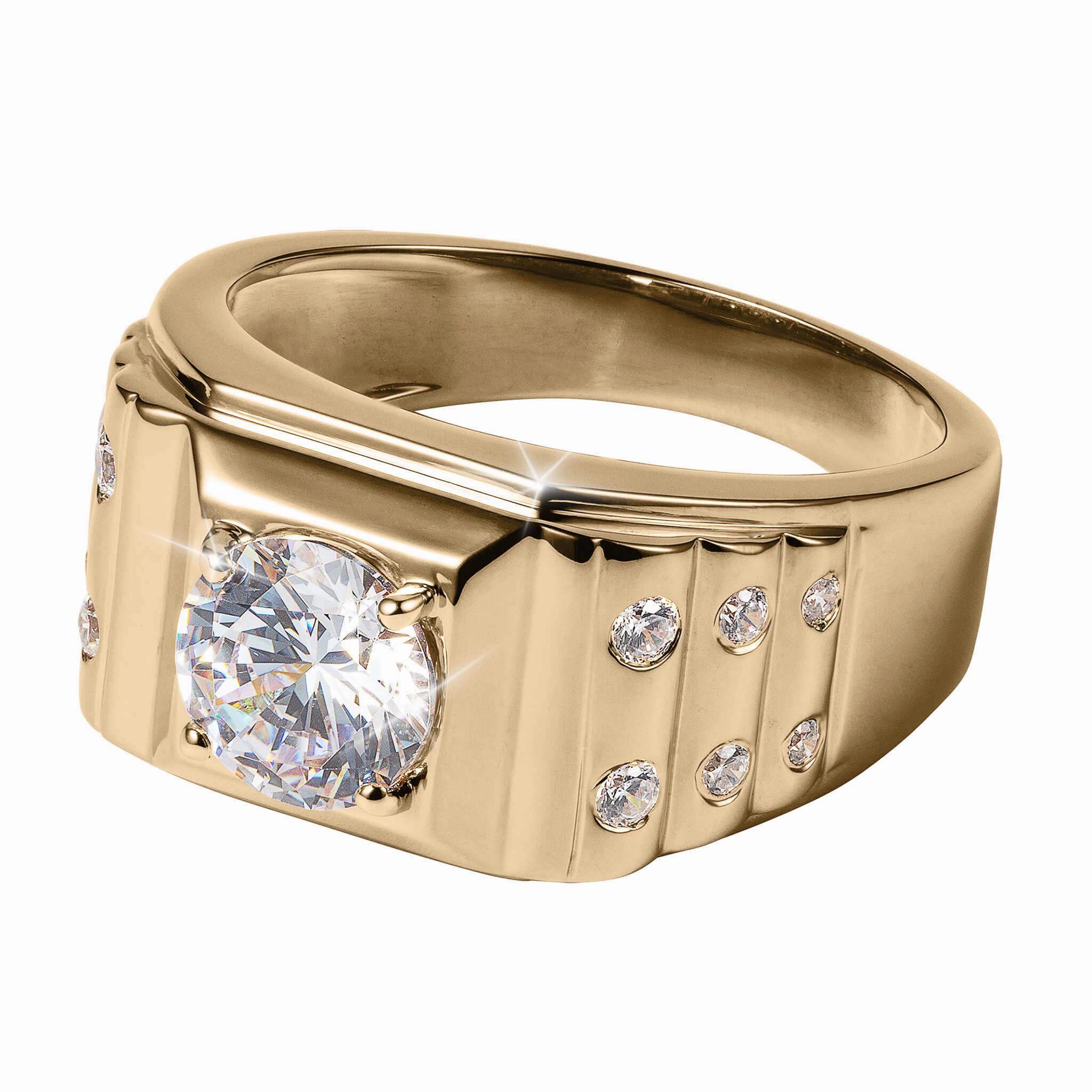 Golden Apex Men's Ring 