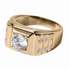 Golden Apex Men's Ring 