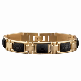 Golden Carbon Fiber Bracelet 
