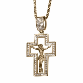 Golden Faith Crucifix 