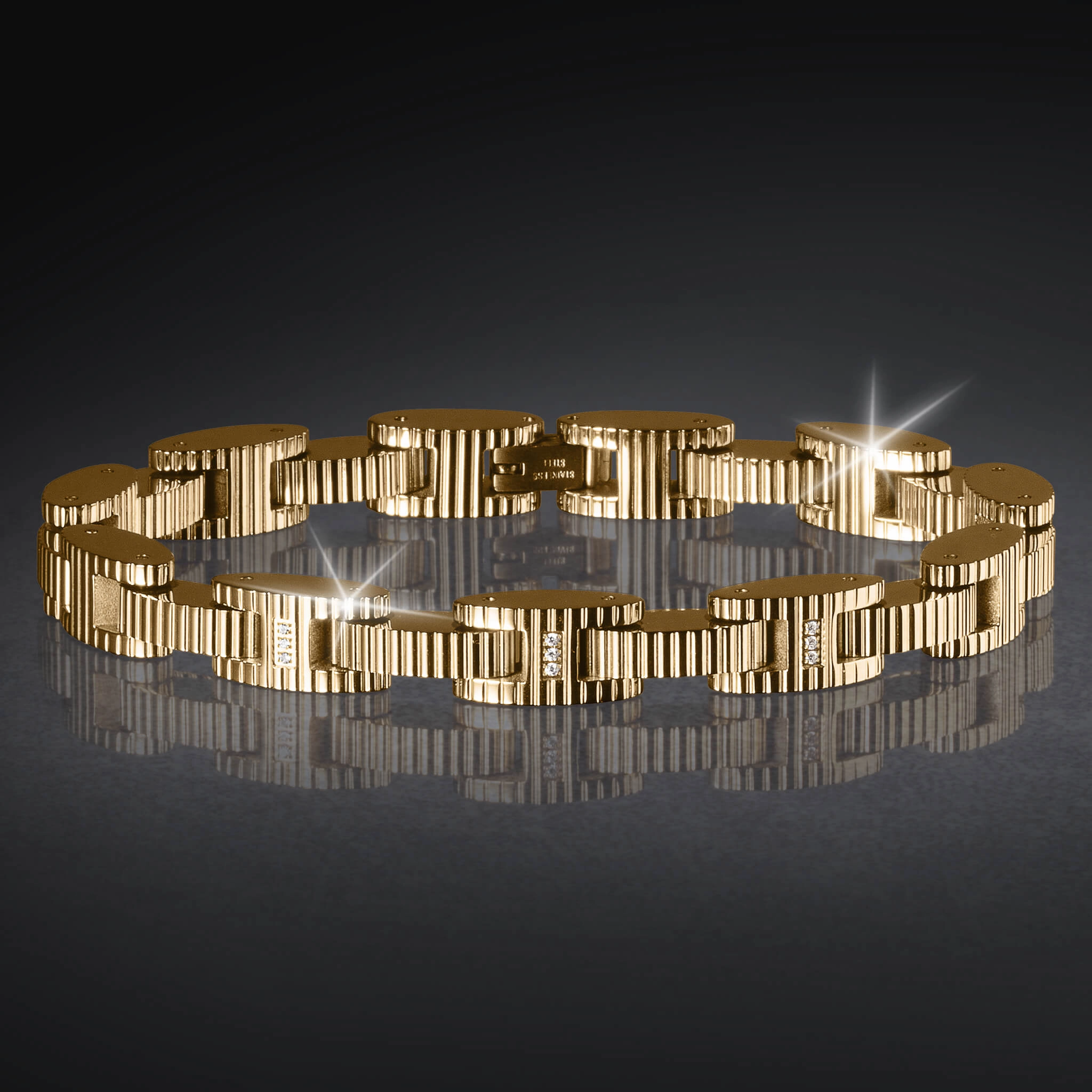 Golden Groove Bracelet