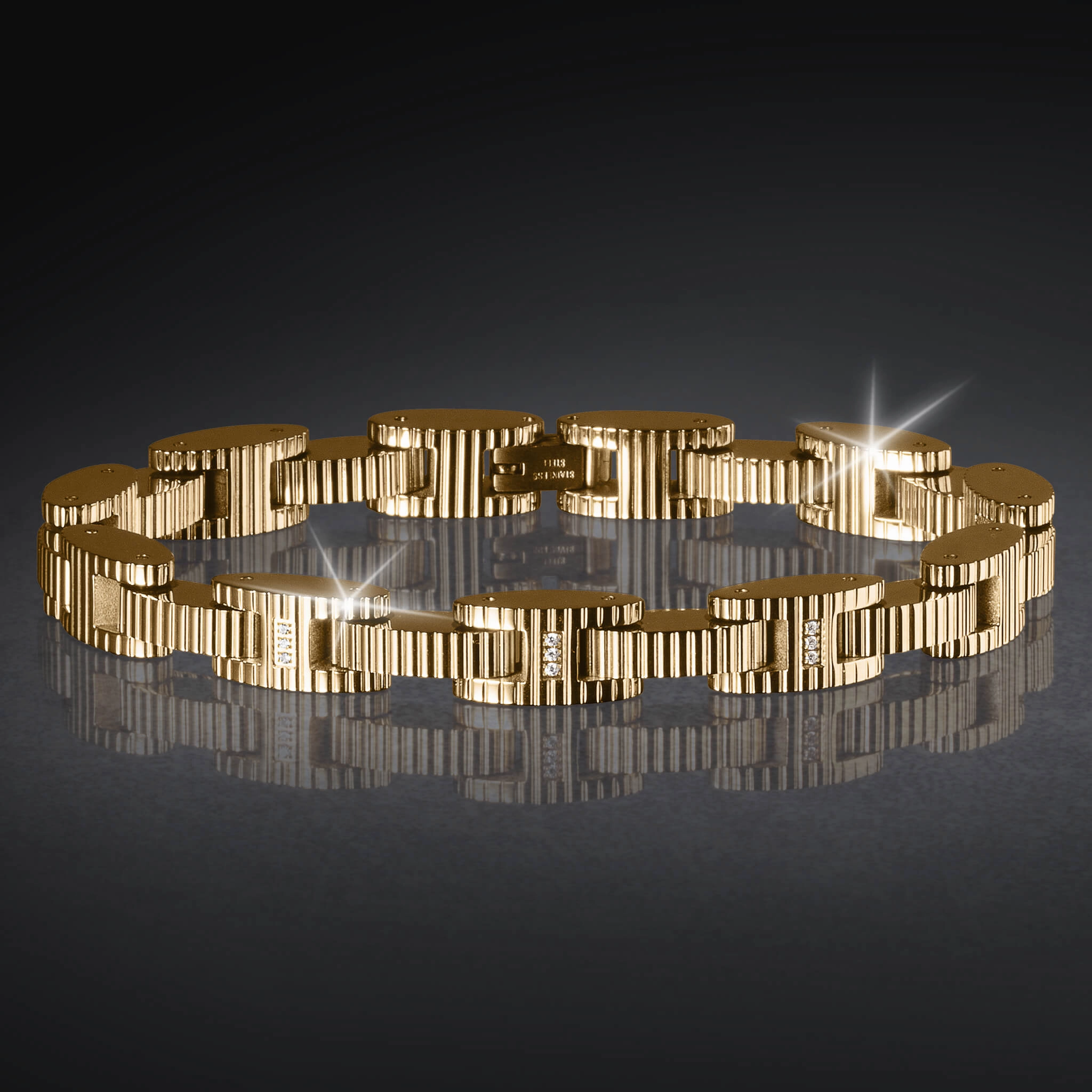 Golden Groove Bracelet