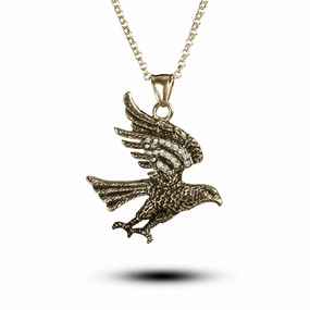 Golden Hawk Pendant 