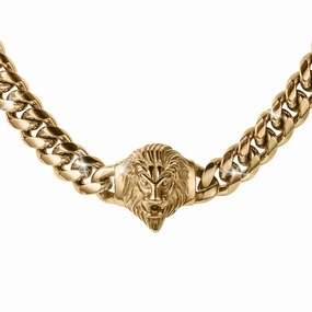 Golden Lionheart Necklace 