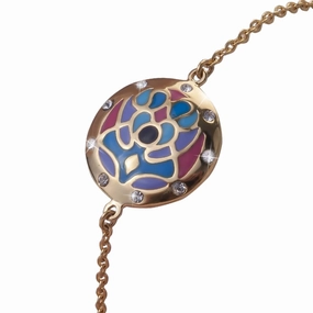 Golden Peacock Bracelet hand-chain-bracelet  
