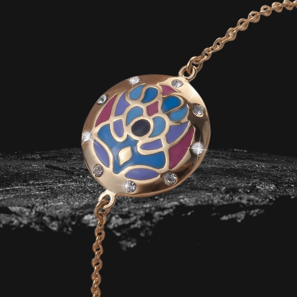 Golden Peacock Bracelet