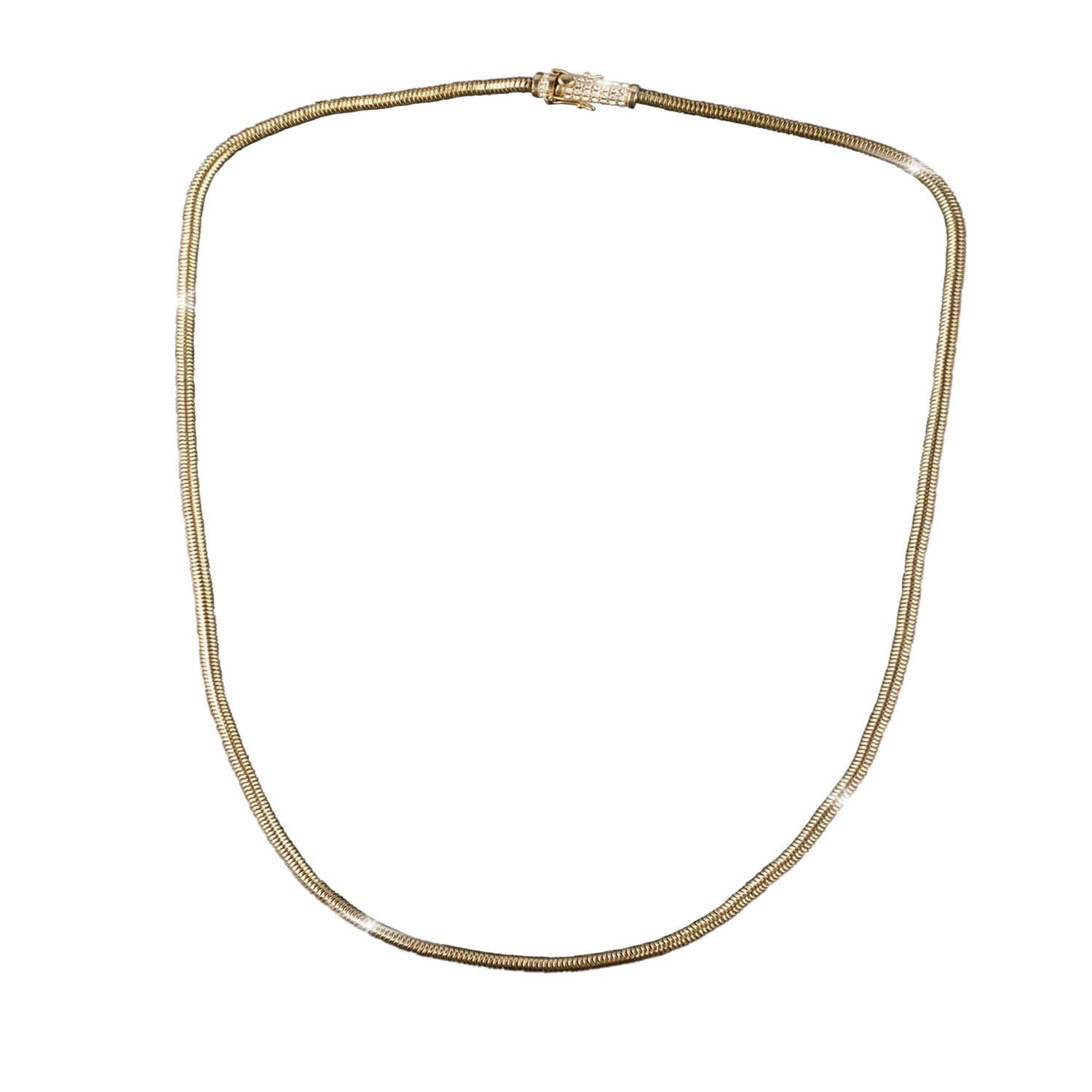 Golden Snake Chain Necklace 