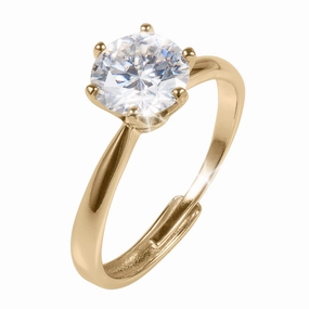 Golden Stardust Moissanite Ring hand-chain-bracelet  