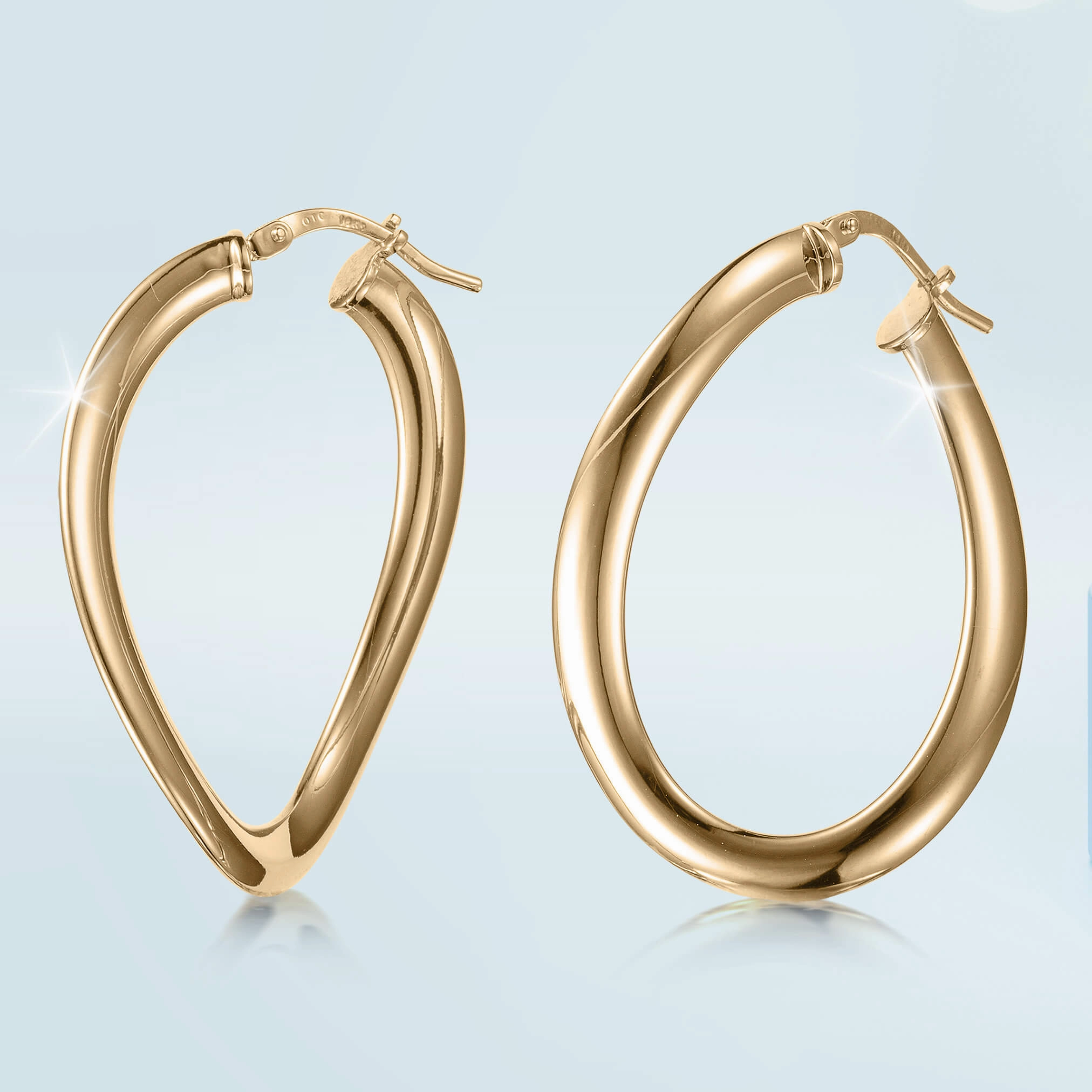 Golden Waves Earrings Collection