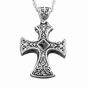 Gothica Men's Cross Steel 