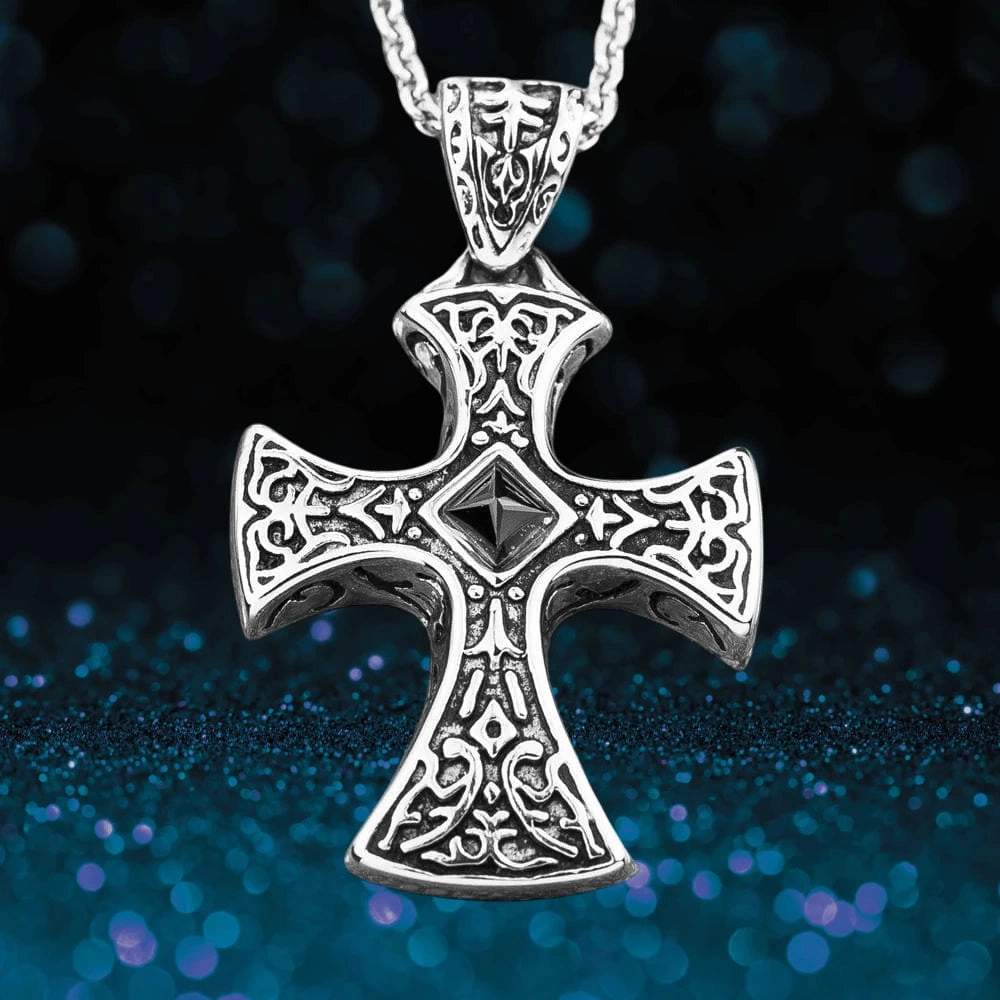 Gothica Men's Cross Steel