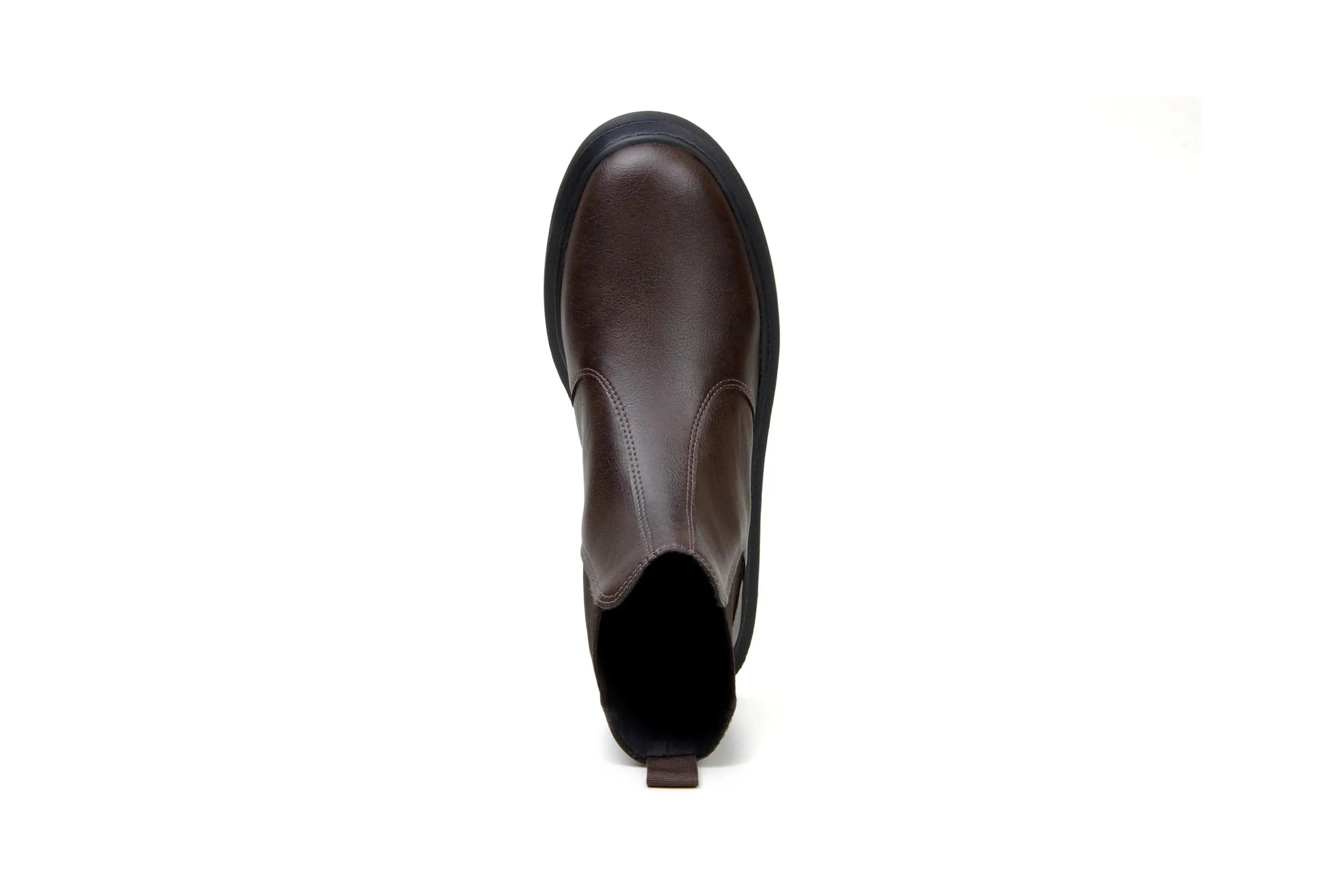 Green Laces x King55 Chelsea Vegan-Lederstiefel | Espresso Braun