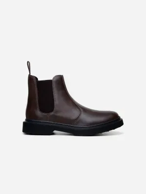 Green Laces x King55 Chelsea Vegan-Lederstiefel | Espresso Braun