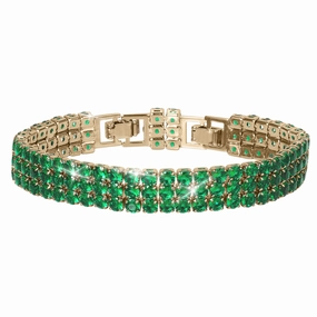 Green Goddess Bracelet hand-chain-bracelet  