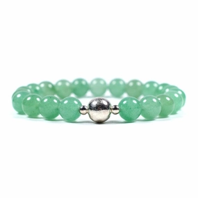 Green Tung Ling Jade Crystal Bracelet 