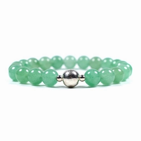 Green Tung Ling Jade Crystal Bracelet 