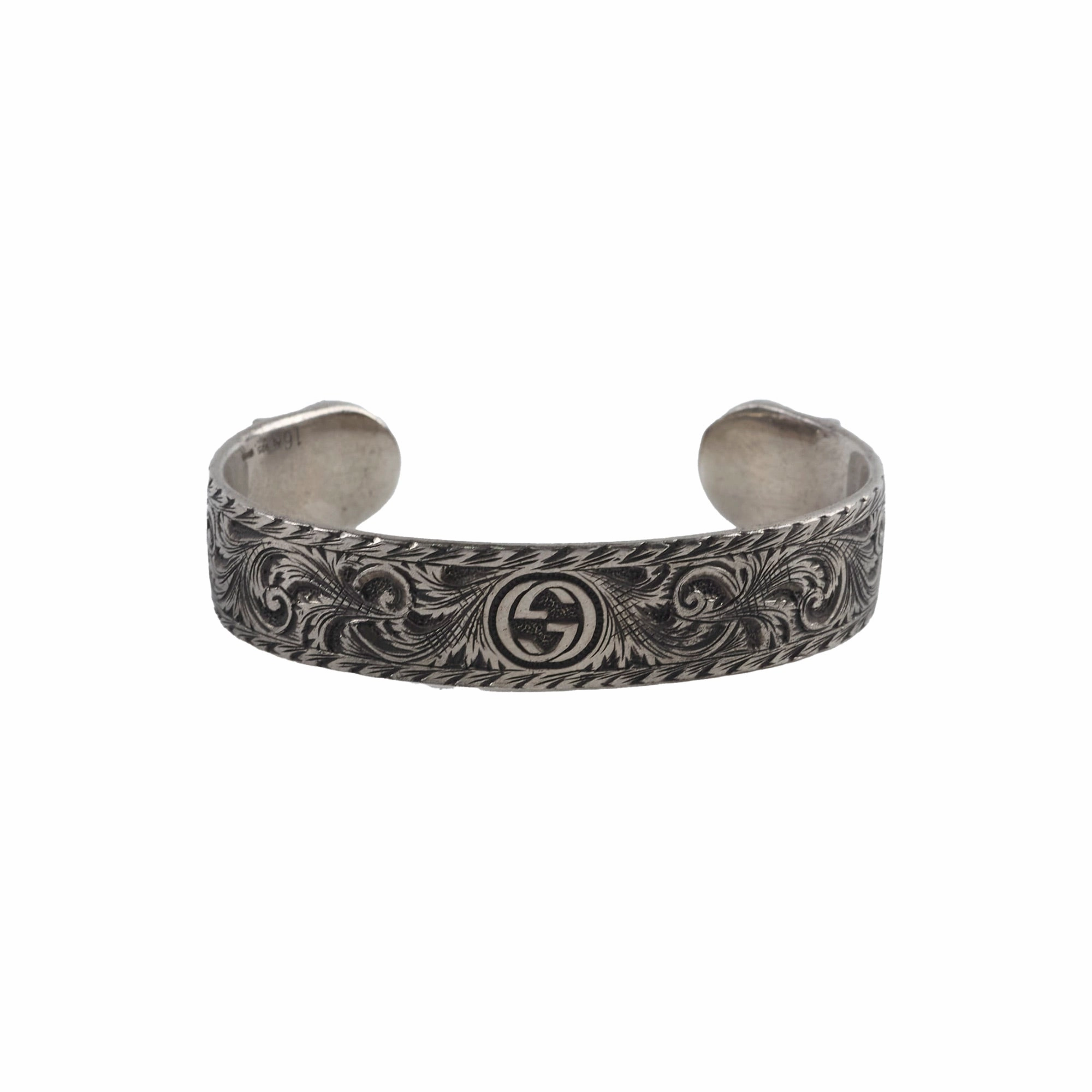 Gucci Ruthenium Tiger Bangle hand-chain-bracelet  