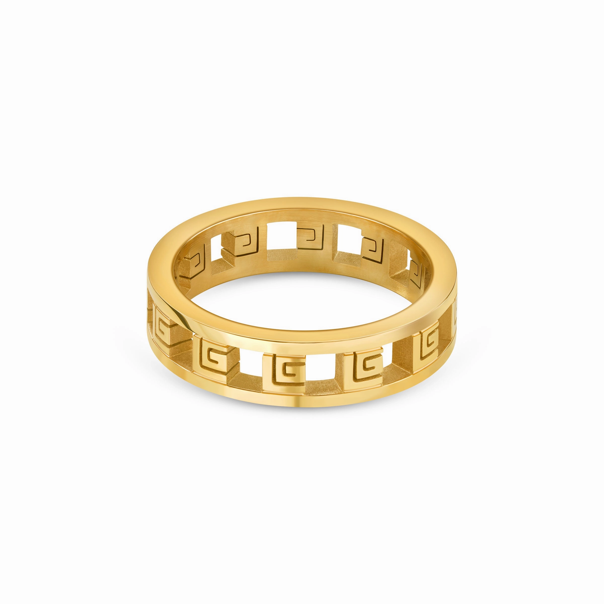 Guy Laroche Audrey Ladies Gold-Plated Ring Size 54 fashion-jewelry  