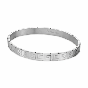 Guy Laroche Audrey Stainlesilver Steel Bangle fashion-jewelry  