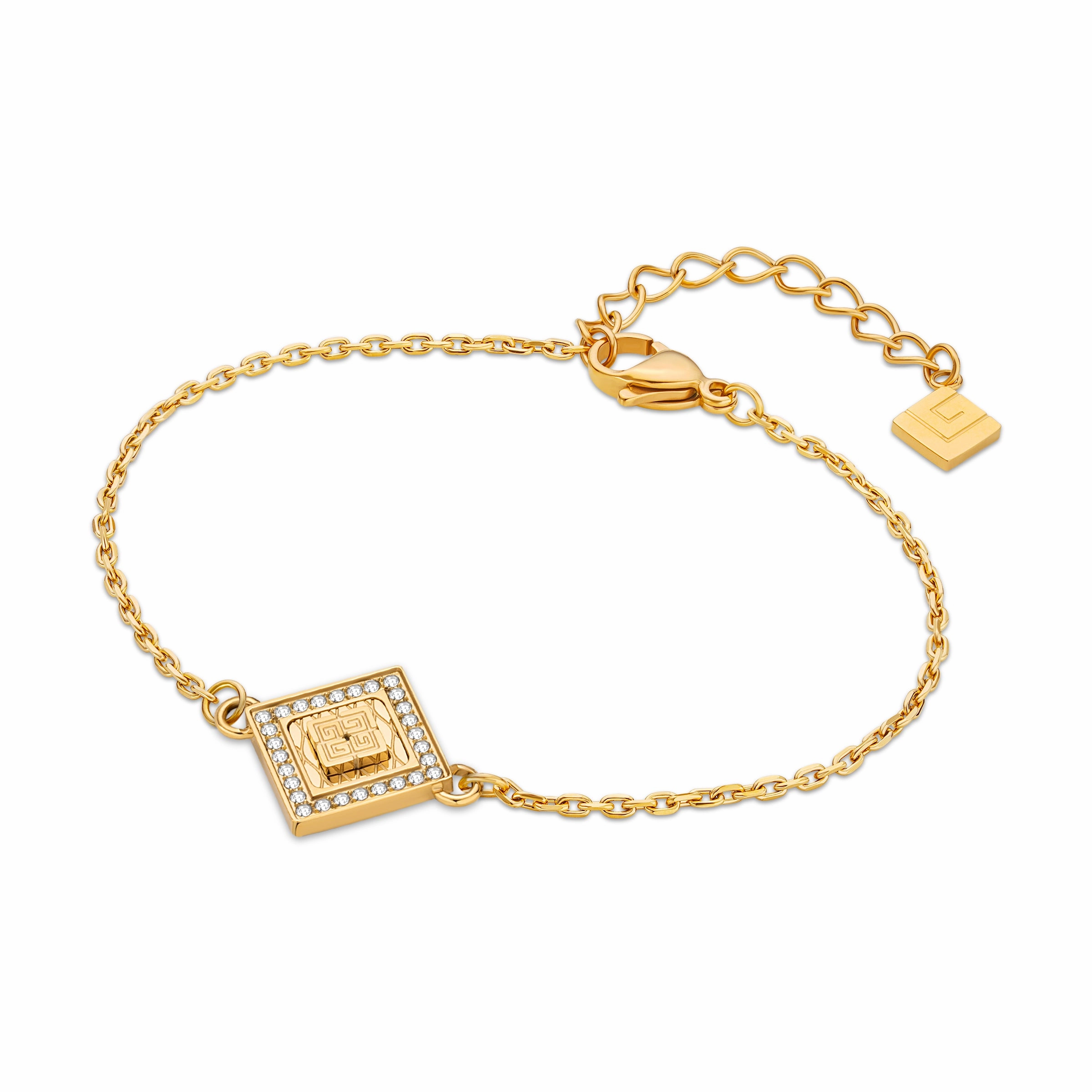 Guy Laroche Eva Gold-Plated Bracelet With Crystals fashion-jewelry  