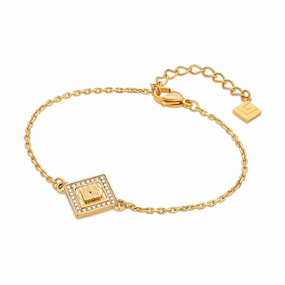 Guy Laroche Eva Gold-Plated Bracelet With Crystals fashion-jewelry  