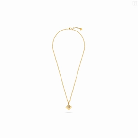 Guy Laroche Grace Ladies Gold Plated With Crystals Necklace fashion-jewelry  
