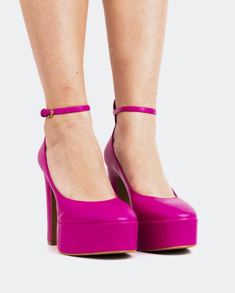 Habibi Fuchsia Leder