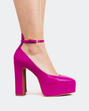 Habibi Fuchsia Leder