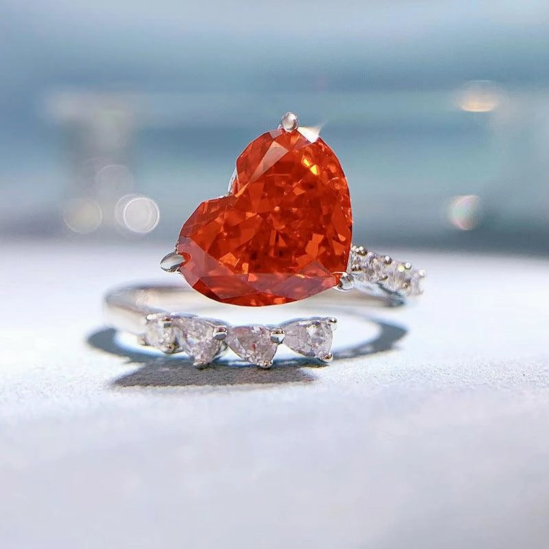 Hailanbao High Carbon Diamond Ring
