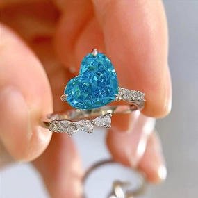 Hailanbao High Carbon Diamond Ring 