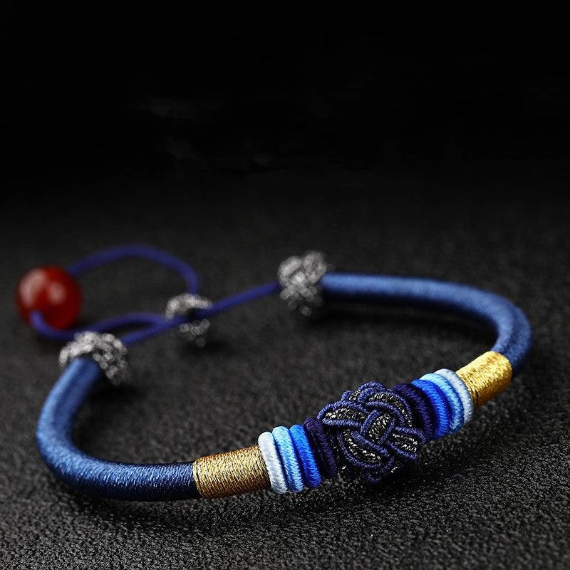 Hand Woven Bracelet Datura Knot Bracelet Male