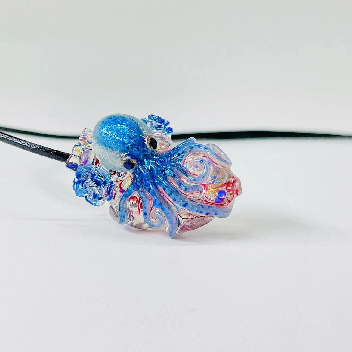 Handmade Couple Octopus Heart Necklace