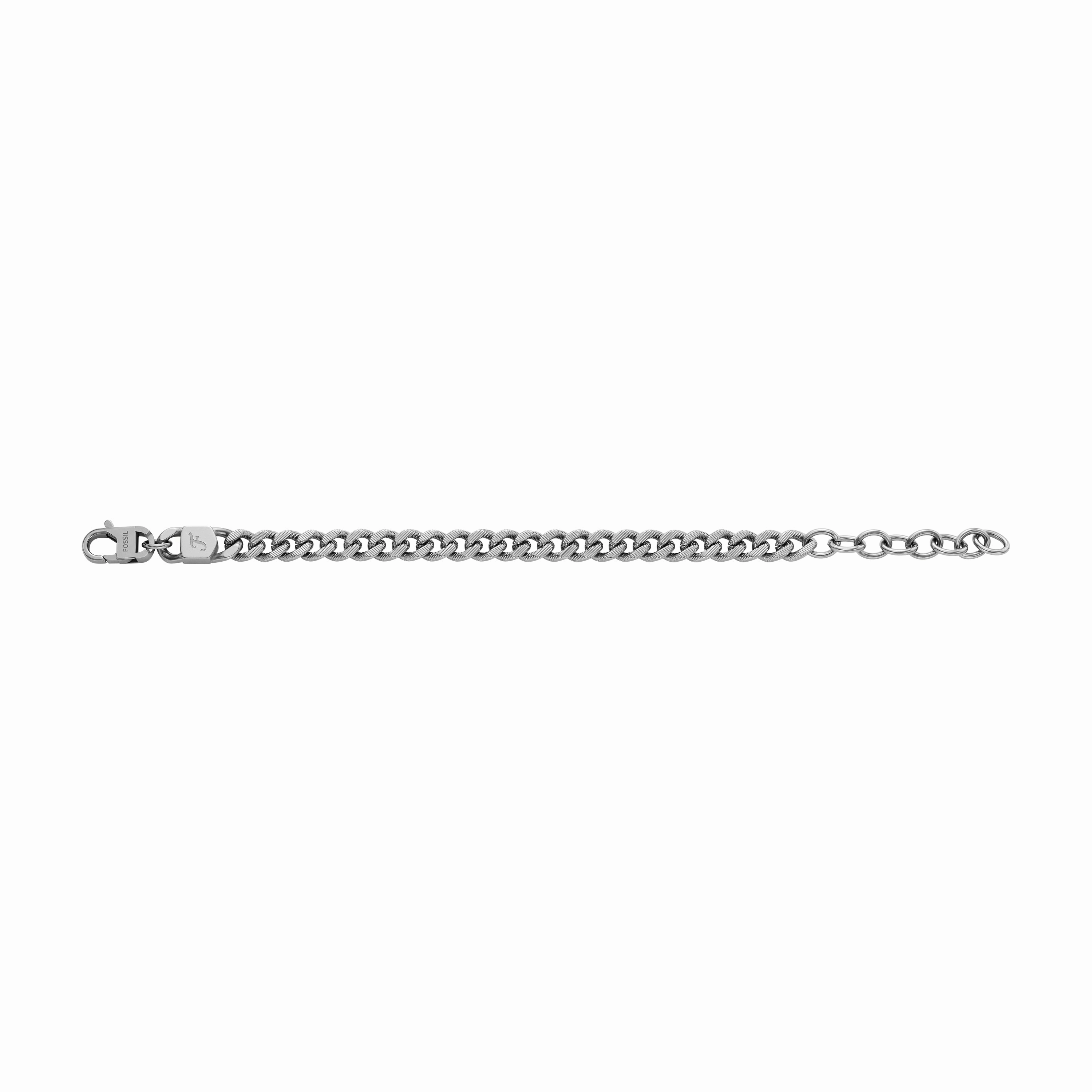 Harlow Linear Texture Chain Stainless Steel Bracelet