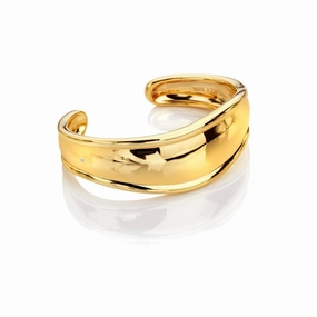 HD X TG Bangle - Yellow Gold Plate texture-diamond  