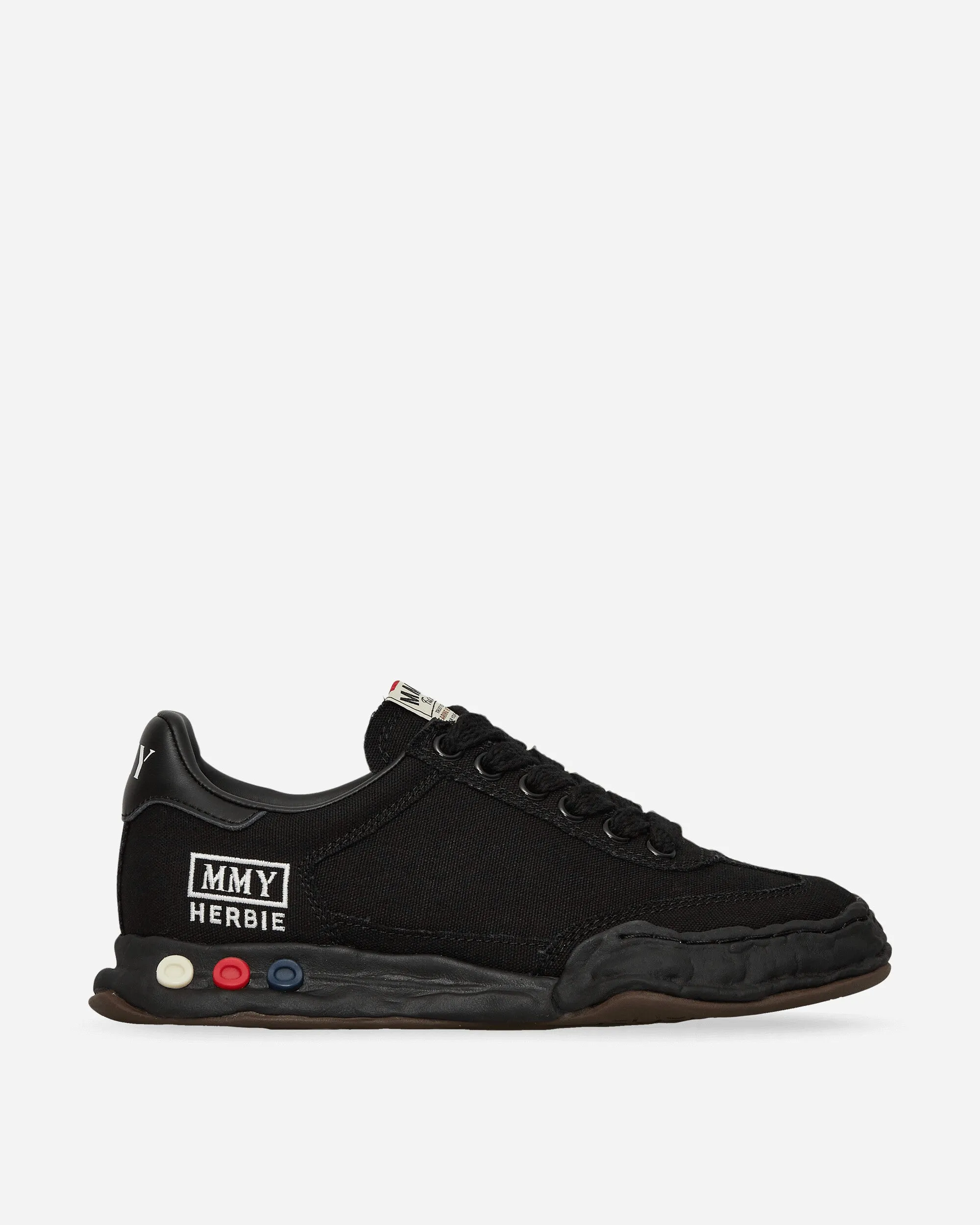 Herbie OG Sohlen Leinwand Niedrige Sneakers Schwarz